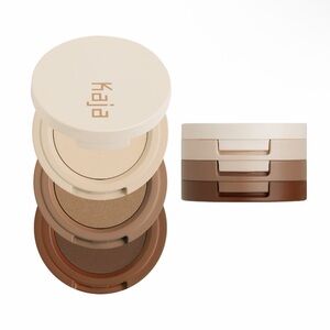 NWT Kaja Eye Bento Bouncy Eyeshadow Trio Neutral Moment